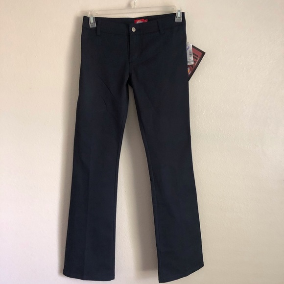 Dickies | The Worker Mid Rise Navy Bootcut Pants - Picture 4 of 8